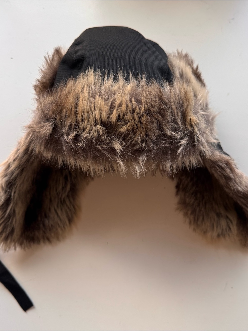 Polarn O. Pyret Fleece Trapper Hat - Black
